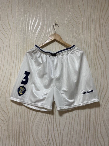 SCOTLAND 1998 HOME FOOTBALL SOCCER SHORTS UMBRO MATCH WORN #13 sz 107 cm MEN WHI Cover