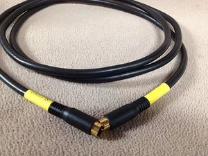 S-Video 6 Foot Cable Gold Plated Ends Used - Picture 1 of 3