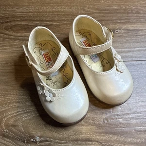 Vintage McKids Kathy Toddler Girls Dress Shoes SZ 4W Mary Janes VTG Y2K - Picture 1 of 9