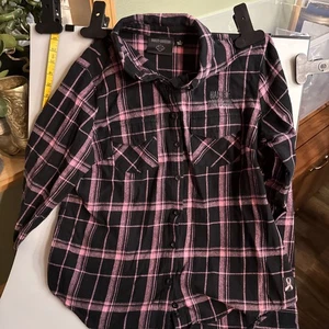 Camicia Harley-Davidson donna XL a quadri con bottoni manica lunga ricamata - Foto 1 di 18