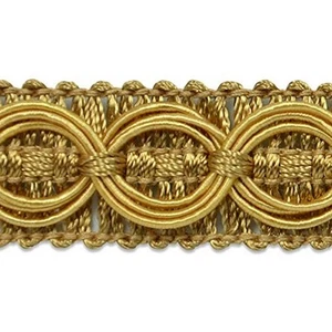 Trims by The Yard Collette Woven Circle Braid Trim, 3/4-Inch Versatile Trim f... - Picture 1 of 2