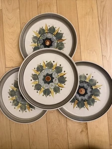 Set of 4 Denby Langley Sherwood 10" Stoneware Dinner Plates, 1970s - Imagen 1 de 4