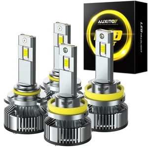AUXITO 9005 H11 LED Combo Faros Bombillas Alta Baja Kit Extremadamente Blanco Y19 - Imagen 1 de 16