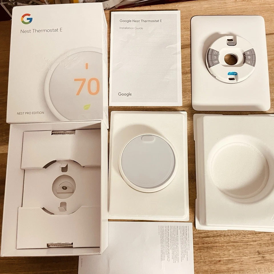 Google Nest Termostato E T4000ES Termostato Programable - Blanco Foto 1 de 4