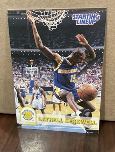 TARJETA DE ALINEACIÓN INICIAL LTRELL SPREWELL 1994 SKYBOX NBAHOOPS - GS WARRIORS - Imagen 1 de 2