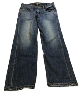 Lucky Brand 221 Original Straight Herren Jeanshose Größe 34x32 blau - Bild 1 von 9