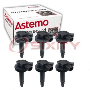 6 pc Hitachi Ignition Coils for 2015-2018 Ford Transit-350 HD 3.7L V6 Spark ru - Picture 1 of 5