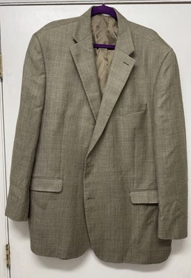 De Colección Lauren Ralph Lauren Para Hombre Lana Seda Traje Chaqueta Abrigo Deportivo 50 L 2 Bttn Cerrar Foto 1 de 4