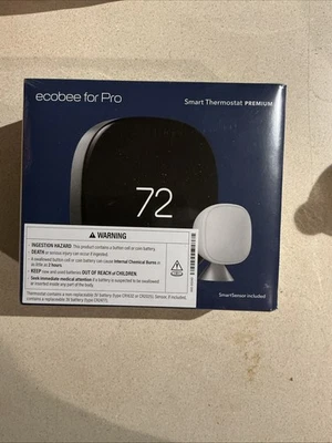 Ecobee EB-STATE6L-01 Smart Wi-Fi Thermostat Compatible with Alexi, Siri, Google - Image 1 of 3