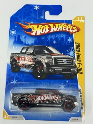 Hot Wheels 2009 новые модели черный Ford F-150 Flames #11 A1 - Изображение 1 из 4