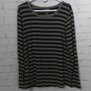 Damen Langarmshirt schwarz & grau 24/7 von Maurices Größe XL - Bild 1 von 3