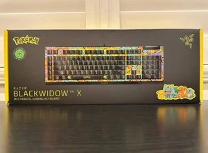 Razer Pokemon Keyboard - BlackWidow V4 X Green Switches 🤍Limited Item🤍 - Picture 1 of 2