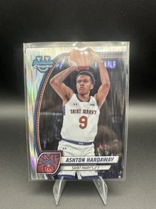 Tarjeta refractora sigilosa cromada Ashton Hardaway 2024-25 Bowman University #93 - Imagen 1 de 2