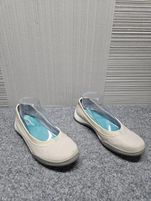 Женские туфли на плоской подошве без шнуровки Grasshoppers 8,5 М бежевые повседневные для прогулок ортолитовые комфортные - Изображение 1 из 4