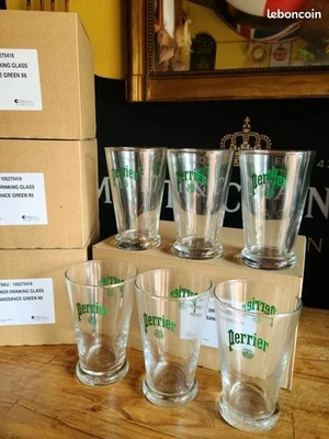 Boite de 6 verres PERRIER 35cl - Photo 1/4