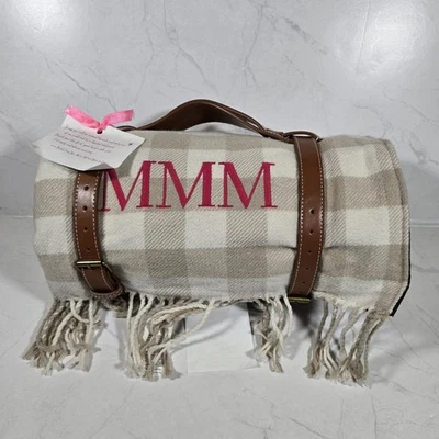 Mark & Graham Waterproof Picnic Blanket 'The Marvelous Mrs.  Maisel' Wool Blend - Image 1 of 4