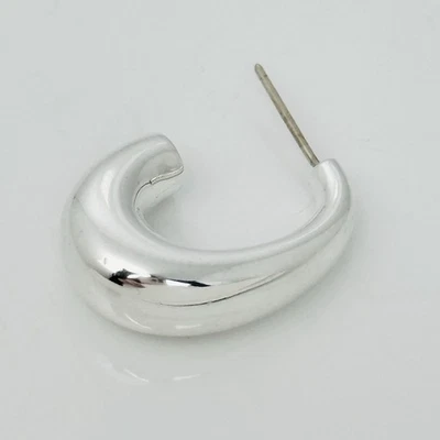 1 pendiente inflado Tiffany & Co aro Huggie Puff repuesto único Foto 1 de 4