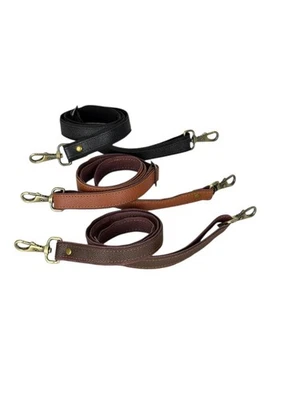 Smart genuine cowhide replacement shoulder bag straps - Image 1 of 4