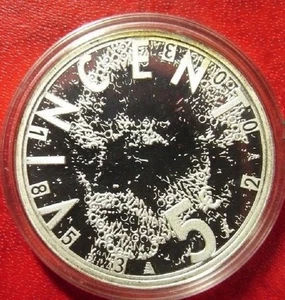 2003 NETHERLANDS - 5 EURO - VINCENT VAN GOGH - MINT BU SILVER - ORIG. PKG - Picture 1 of 16