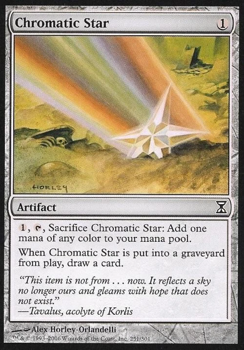 Chromatic Star - Medium Play MTG Time Spiral - Image 1 of 1