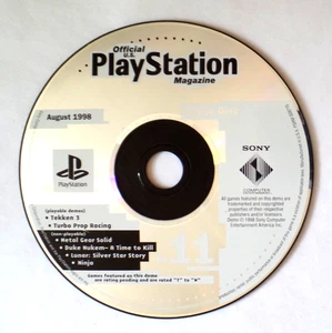 Vintage Official U.S. PLAY STATION Magazine Demo Disc 8/1998 No. 11 - Picture 1 of 2