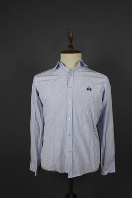 La Martina Buenos Aires Blue White Striped Long Sleeve Button Down Shirt Size M - Image 1 of 4