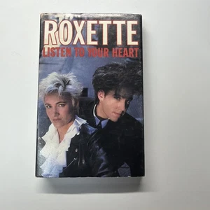 Roxette Listen To Your Heart b/w Half A Woman Half A Shadow Cassette Tape Single - Picture 1 of 3