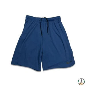 Nike Sportswear Shorts Mens Medium Blue Pocketed Dri Fit Athletic Gym Pants - Picture 1 of 5