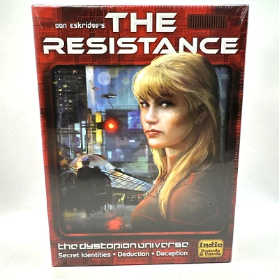 The Resistance by Don Eskridge Game 2012 Indie Boards & Cards, New and Sealed - Image 1 of 4