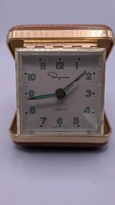Vintage Ingraham Luminous Travel Alarm Clock - Made in The USA Works Great - Picture 1 of 6