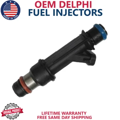 x1 OEM DELPHI Fuel Injector For 2000, 2001, 2002, 2003, 2004 Oldsmobile Alero - Image 1 of 2