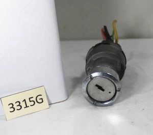 1965-1969 FORD MUSTANG IGNITION SWITCH WITH CONNECTOR CUT WIRES & BEZEL/TRIM - Picture 1 of 11