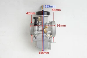 Racing type PWK 38 carburetor for motorcross, ATV UTV TW - Bild 1 von 3