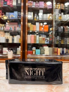 EMPORIO ARMANI NIGHT FOR HIM EDT 50ML 100ML 2X30ML ** NUOVO IMBALLO ORIGINALE ** - Foto 1 di 6