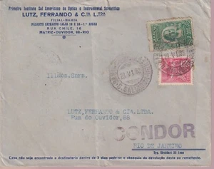Zeppelin, Brasil, Lp-via Condor a Río de Janeiro, 28.VI.33 - Imagen 1 de 2
