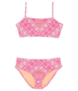 Hobie L113072 Girl’s Strawberry The Bandana Two-Piece Swim Set Size 12 - Picture 1 of 4