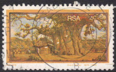 1976 South Africa - SC# 461 - Picnic under Baobab Tree - Used - Image 1 of 2