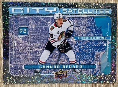 CONNOR BEDARD 2024-25 UPPER DECK SERIES 1 CITY SATELLITES SPECKLE SP #CS-11 - Image 1 of 2