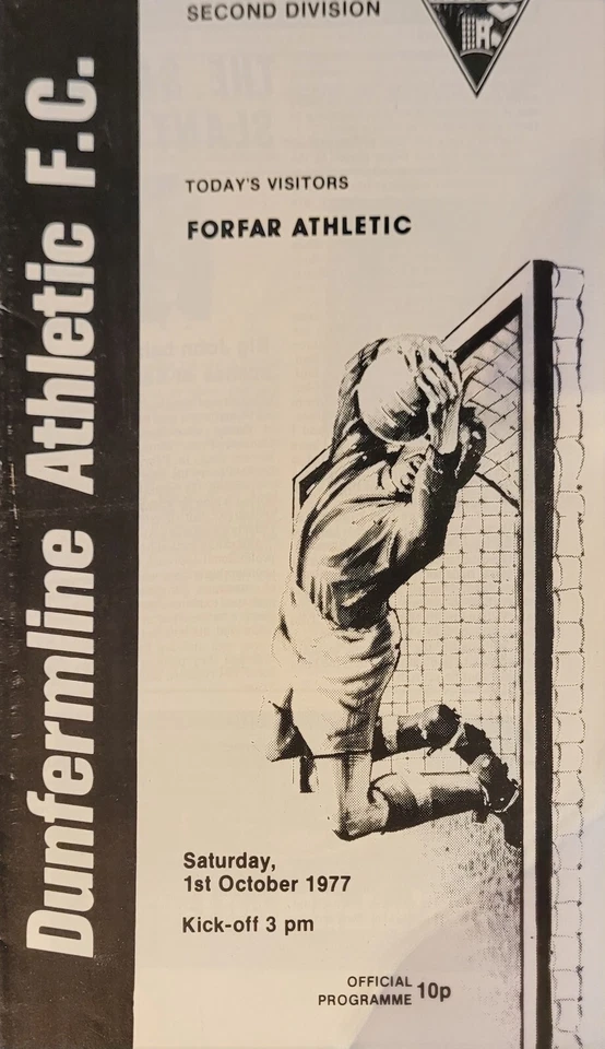Dunfermline Athletic v Forfar Athletic,  Scottish League Second Division 1977 - Image 1 of 1
