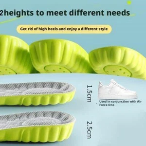 3.5CM Height Increase Sports Insoles Breathable Inner Inserts Pads. Shoes F X7K6 - Picture 1 of 21