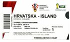 Ticket Croatia - Iceland 19.11.2013