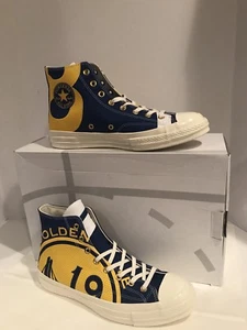 Converse Chuck Taylor Golden State Warriors Nba Gameday Jersey Shoes Mens Sz 10 - Picture 1 of 10