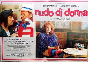 LOTTO SET 7 FOTOBUSTE LOBBYCARD NUDO DI DONNA NINO MANFREDI ELEONORA GIORGI - Picture 1 of 7