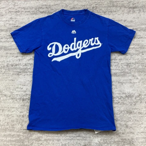 Los Angeles Dodgers Clayton Kershaw Shirt Adult Small Blue 22 MLB Baseball Mens Cover