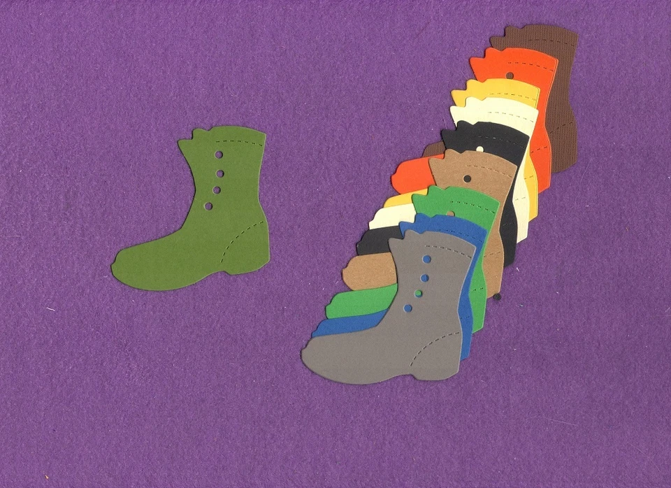 BOTA MILITAR troqueladas tarjetas álbum de recortes Foto 1 de 1