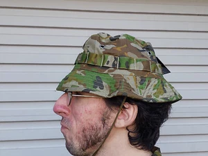 AMCU AMC AUSTRALIAN MULTICAM COMBAT GIGGLE BUSH HAT MEDIUM 56/57cm NEW MADE - Picture 1 of 4