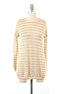 Haute Hippie Alpaka Mischung offener Strick Metallic Faden leichter Pullover XS - Bild 1 von 7