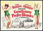 Gentlemen Prefer Blondes Movie Poster A1 A2 A3