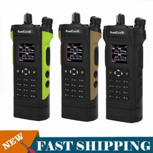 HAMGEEK APX-8000 Walkie Talkie VHF UHF w/Handheld Microphone Programed Cable new - Picture 1 of 15