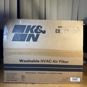 K&N 16" X 20" X 1" Reusable Non-Woven Synthetic Home HVAC Filter HVC-11620 - Picture 1 of 10